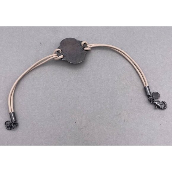 Gorjana Leather Pink Cord Bracelet Lobster Closure - Picture 4 of 7